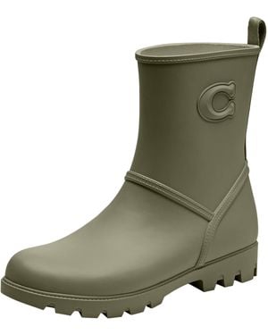 COACH Ryder Rainboot Rain Shoe - Green