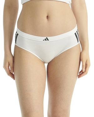 adidas 3 Stripes Active Essentials Cotton Hipster Underwear - Natural
