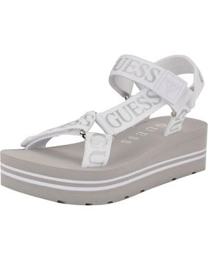 Guess Avin Wedge Sandal - Metallic