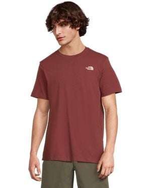 The North Face Evolution Simple Dome Short-sleeve Tee - Red