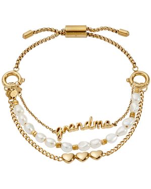 ALEX AND ANI "home Is Where The Heart Is" Grandma Stranded Bracelet - Metallic