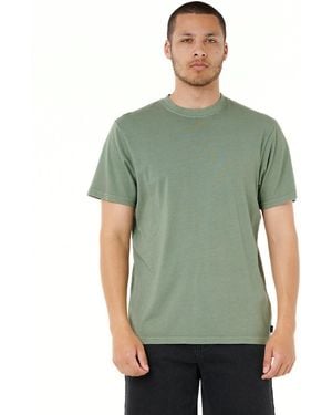 Rip Curl Plain Wash Tee Shirt - Green