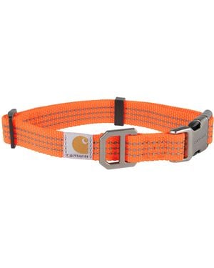 Carhartt Fully Adjustable Nylon Webbing Collars For Dogs - Orange