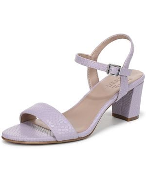 Naturalizer Bristol Heeled Sandal Helio Lilac Snake 10 M - Purple