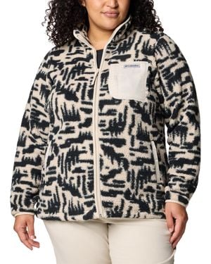 Columbia West Bend Print Full Zip II - Schwarz