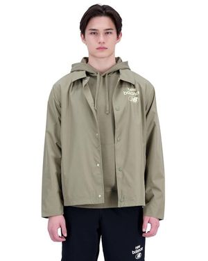 New Balance Eential Reiagined Woven Jacket - Gray