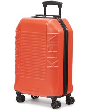 Calvin klein red suitcase new arrivals