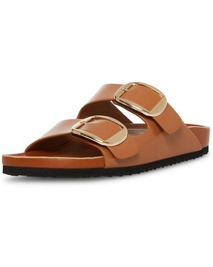 Madden Girl Bodiee Slide Sandal - Brown