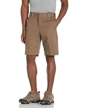 Dickies 11 Inch Relaxed-fit Stretch Twill Work Short - Multicolor