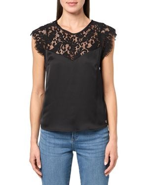 Guess Eco Sleeveless Marie Lace Top - Black