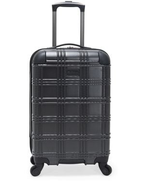Ben Sherman Nottingham Sac de Transport Vertical léger en Relief 4 Roues 50,8 cm - Noir