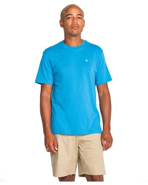 Volcom Shirt – Soft Cotton Crewneck With Logo - Blue