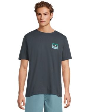 Hurley Divide Short Sleeve - Blue