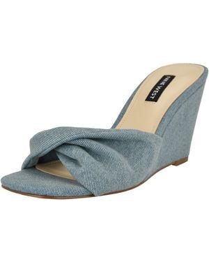 Nine West Nikhil Wedge Sandal - Blue
