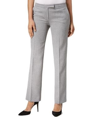 Kasper Misses Tab Front Pant - Gray