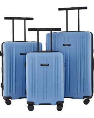 Scotch & Soda Eindhoven Wing-on Erweiterbares Gepäck - Blau