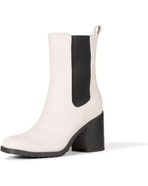 Amazon Essentials Stivaletti Chelsea con Tacco Donna - Nero