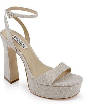 Badgley Mischka Caia Heeled Sandal - White