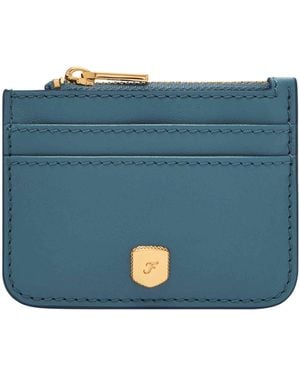 Fossil Lennox Zip Card Case Wallet - Blue