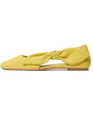 Kate Spade Bunnie Suede Flat Ballet - Yellow