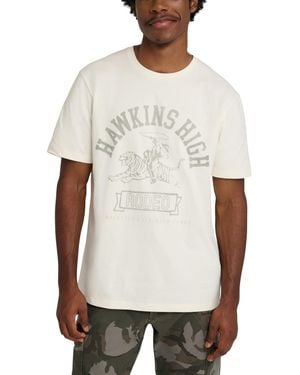 Wrangler X Stranger Things Hawkins High Tee - White