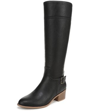 Dr. Scholls Adeline Knee High Boot Black Wide Calf 9 M