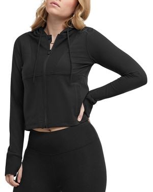 Champion , , Moisture Wicking, Zip-up Athletic Jacket For , Black, X-small