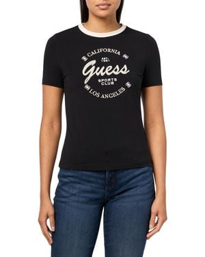 Guess Eco Short Sleeve Gala T-shirt - Black