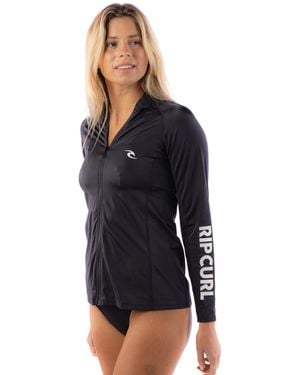 Rip Curl Rashguard da donna a maniche lunghe con protezione solare UPF 50+ - Blu