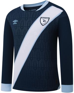 Umbro 25/26 Guatemala National Team Away Long Sleeve Soccer Jersey - Blue