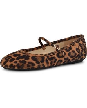 Nine West Classik Flat - Brown