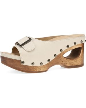 Dansko Hand-crafted Wooden Outsoles - Memory Foam Footbeds And Rubber Padded Outsoles For Comfort And Durability Bone 7.5-8 M - Natural