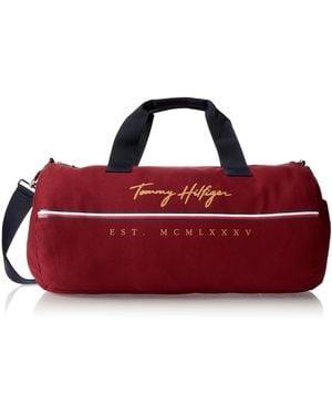 Tommy Hilfiger York Duffle Bag - Rot