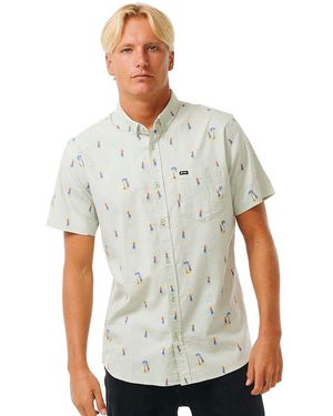 Rip Curl Lässiges Hemd mit Knopfleiste für - Weiß