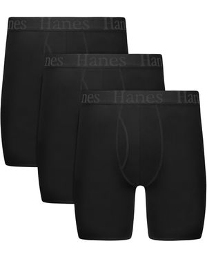 Hanes Originals Supersoft Underwear - Black