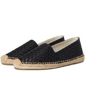 Soludos Woven Leather Original Espadrille Noche Black 6-6.5 Medium