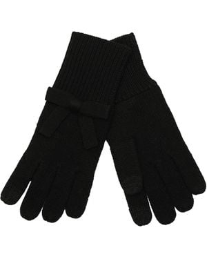 Kate Spade Solid Bow Glove - Black