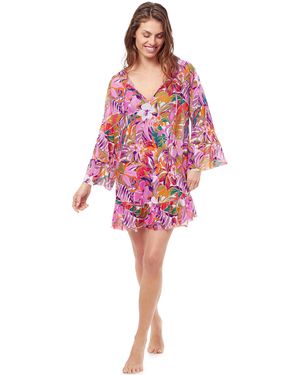 Gottex Standard Tropikaia Tunic - Red