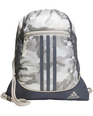 adidas Alliance Sackpack – Drawstring Backpack For - Gray