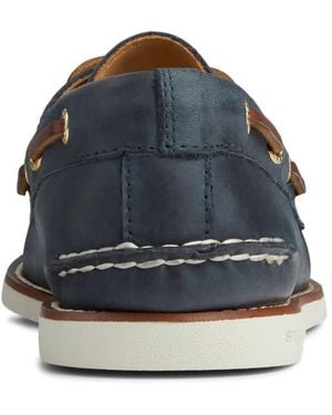 Sperry Top-Sider Gold Authentic Original 2-eye Boat Shoe - Blue