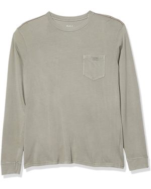 RVCA Ptc Pigment Long Sleeve T-shirt Orange Medium
