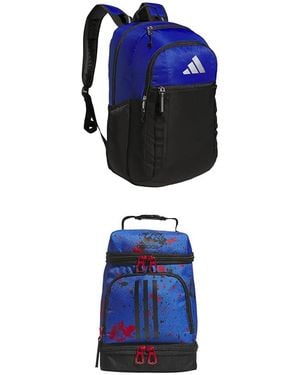 adidas Excel Backpack + Insulated Lunch Bag - Blue
