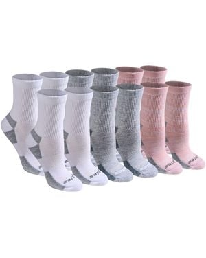 Dickies Dri-tech Advanced Moisture Wicking Mid-crew Socks - Multicolor