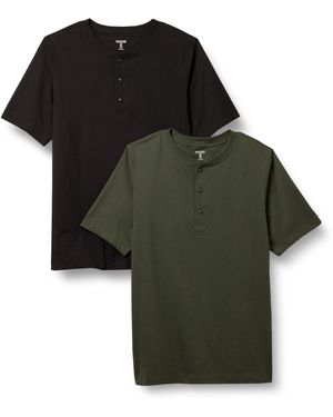 Amazon Essentials Regular-fit Shirt Met Korte Mouwen - Groen
