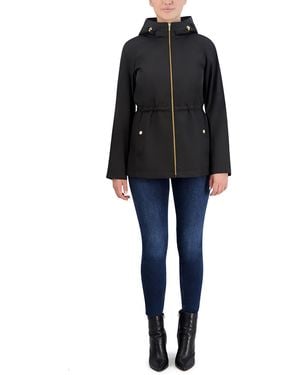 Cole Haan Travel Packable Rain Jacket - Black