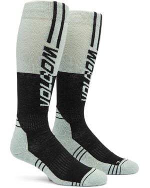 Volcom Splitz Wool Blend Otc Sock Agave S5 M - Gray