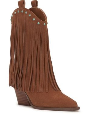 Jessica Simpson Paredisa Fringe Bootie Fashion Boot - Brown