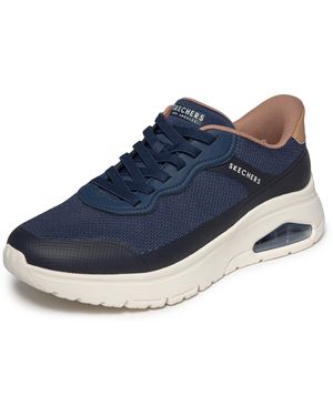Skechers Uno Flex-step N Knit Hands Free Slip-ins Sneaker - Blue