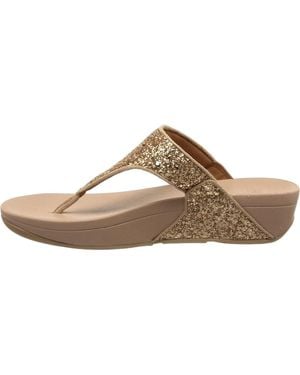 Fitflop Lulu Glitter Flip Flops - Pink
