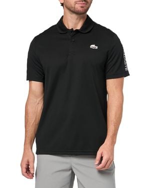 Lacoste Sport Ultra-dry Landscape Crocodile Polo - Black